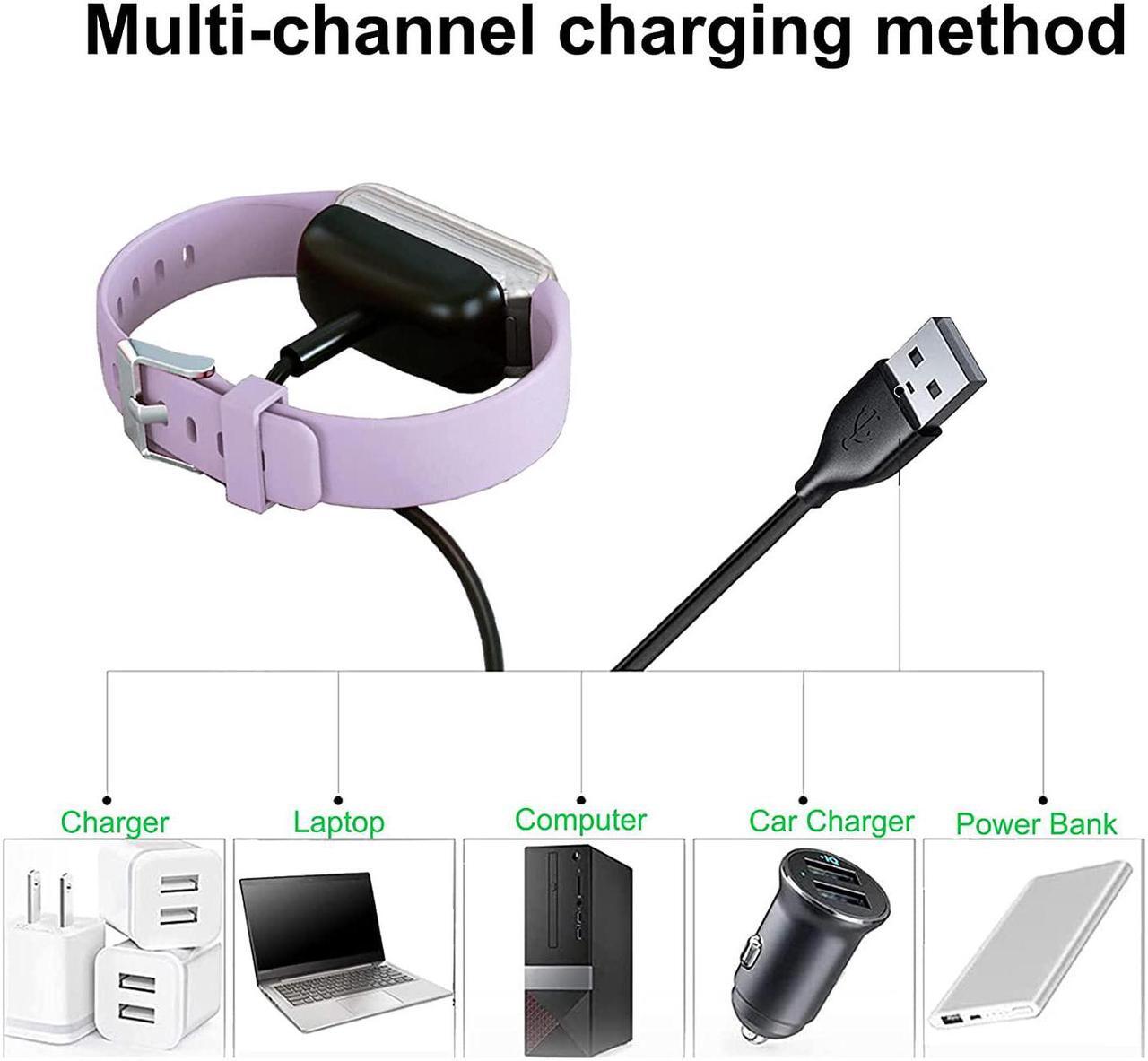 Alt view image 5 of 7 - Luxe/Charge 5 Smart Watch Charger Cable Compatible With Fitbit Luxe Chargers/Fitbit Charge 5 Charging Usb Cord Replacement Accessories For Fitbit Luxe Wellness Fitness Tracker -3.3 Ft Long