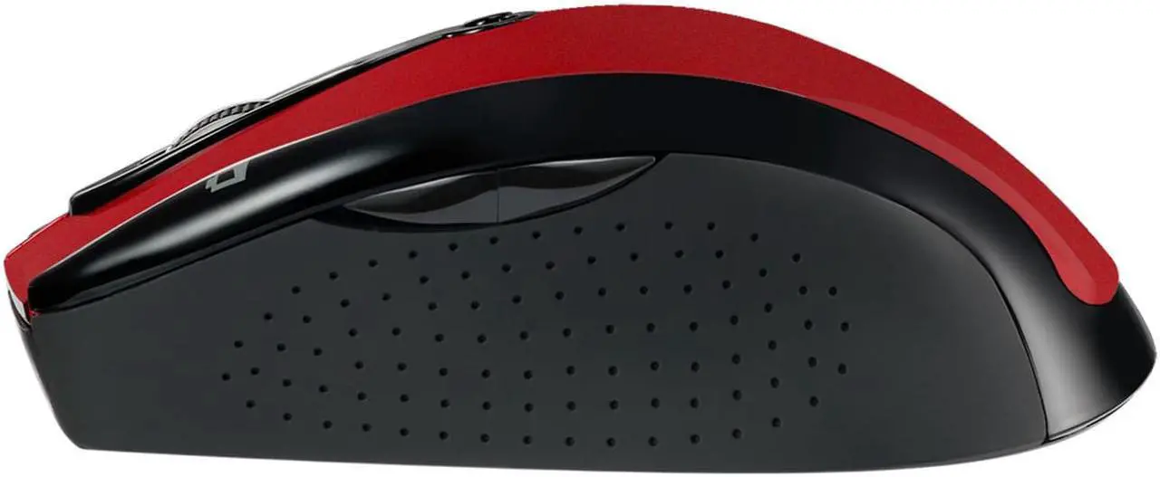 Alt view image 7 of 9 - Adesso iMouse M20R Wireless Optical Mouse - Red