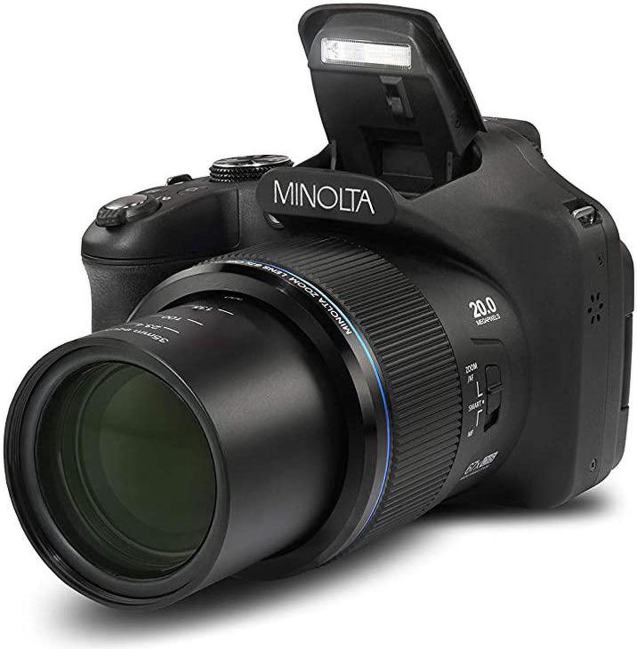 Alt view image 11 of 15 - Minolta MN67Z-BK ProShot Wi-Fi Bridge Camera with 67x Optical Zoom, Black