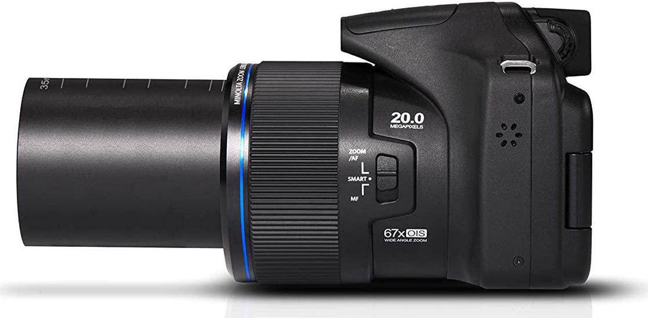 Alt view image 13 of 15 - Minolta MN67Z-BK ProShot Wi-Fi Bridge Camera with 67x Optical Zoom, Black