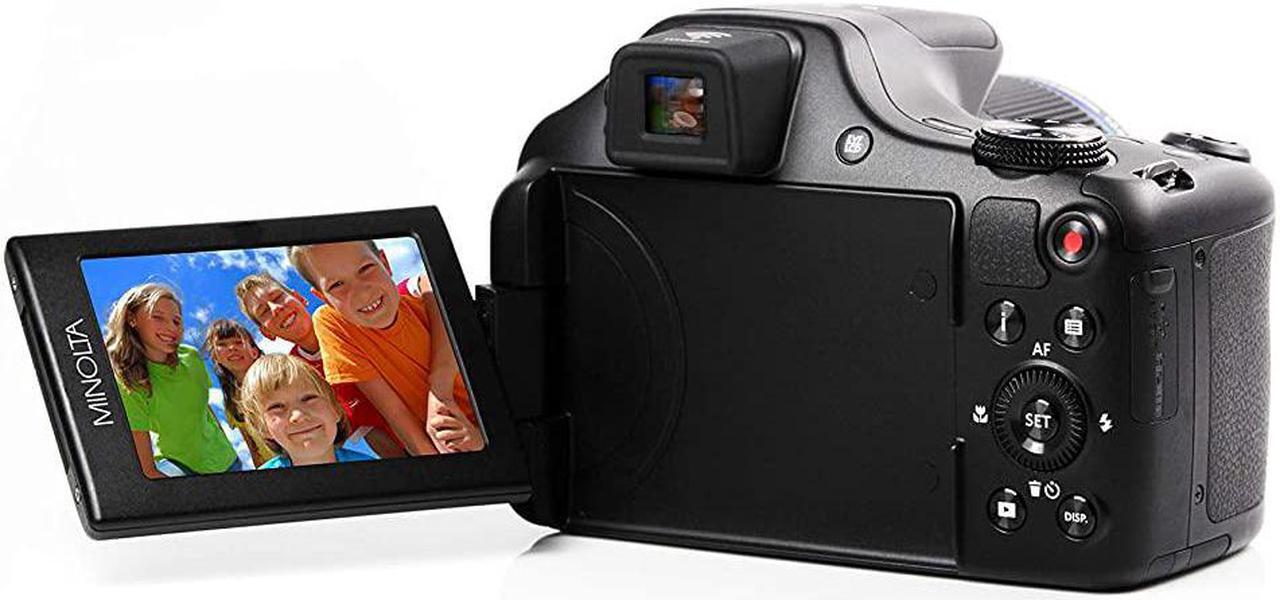 Alt view image 14 of 15 - Minolta MN67Z-BK ProShot Wi-Fi Bridge Camera with 67x Optical Zoom, Black