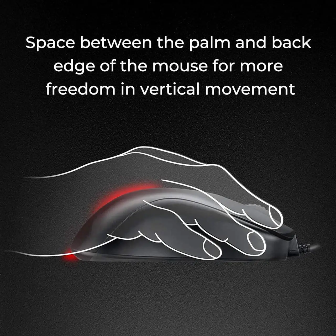 Alt view image 6 of 15 - BenQ Zowie S2 Symmetrical Gaming Mouse for Esports | Professional Grade Performance | Driverless | Matte Black Coating | Small Size