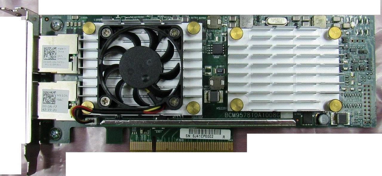 Main image of OEM Dell HN10N Broadcom 57810S Dual Port 10Gb BASE-T Converged Network Adapter