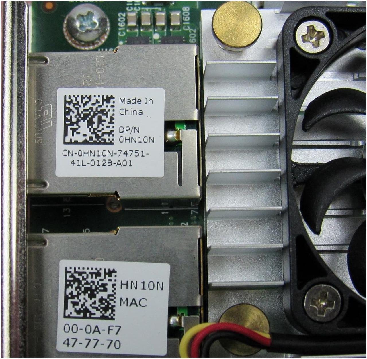 Alt view image 3 of 3 - OEM Dell HN10N Broadcom 57810S Dual Port 10Gb BASE-T Converged Network Adapter