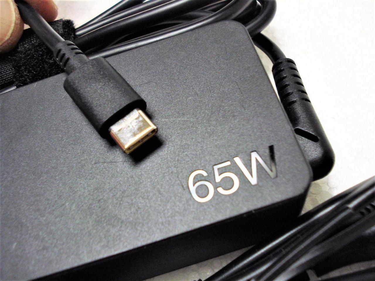 Alt view image 2 of 5 - NEW Genuine Original OEM LENOVO 65W USB-C AC Adapter Charger 01FR030 ADLX65YLC3A