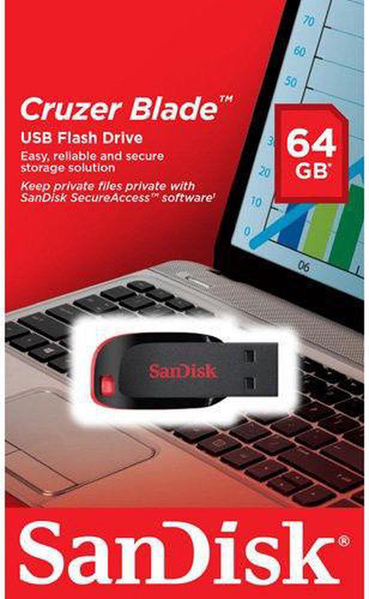 Main image of Sandisk 64GB CRUZER BLADE SDCZ50-064G-B35 USB 2.0 Flash Thumb Pen Drive SDCZ50