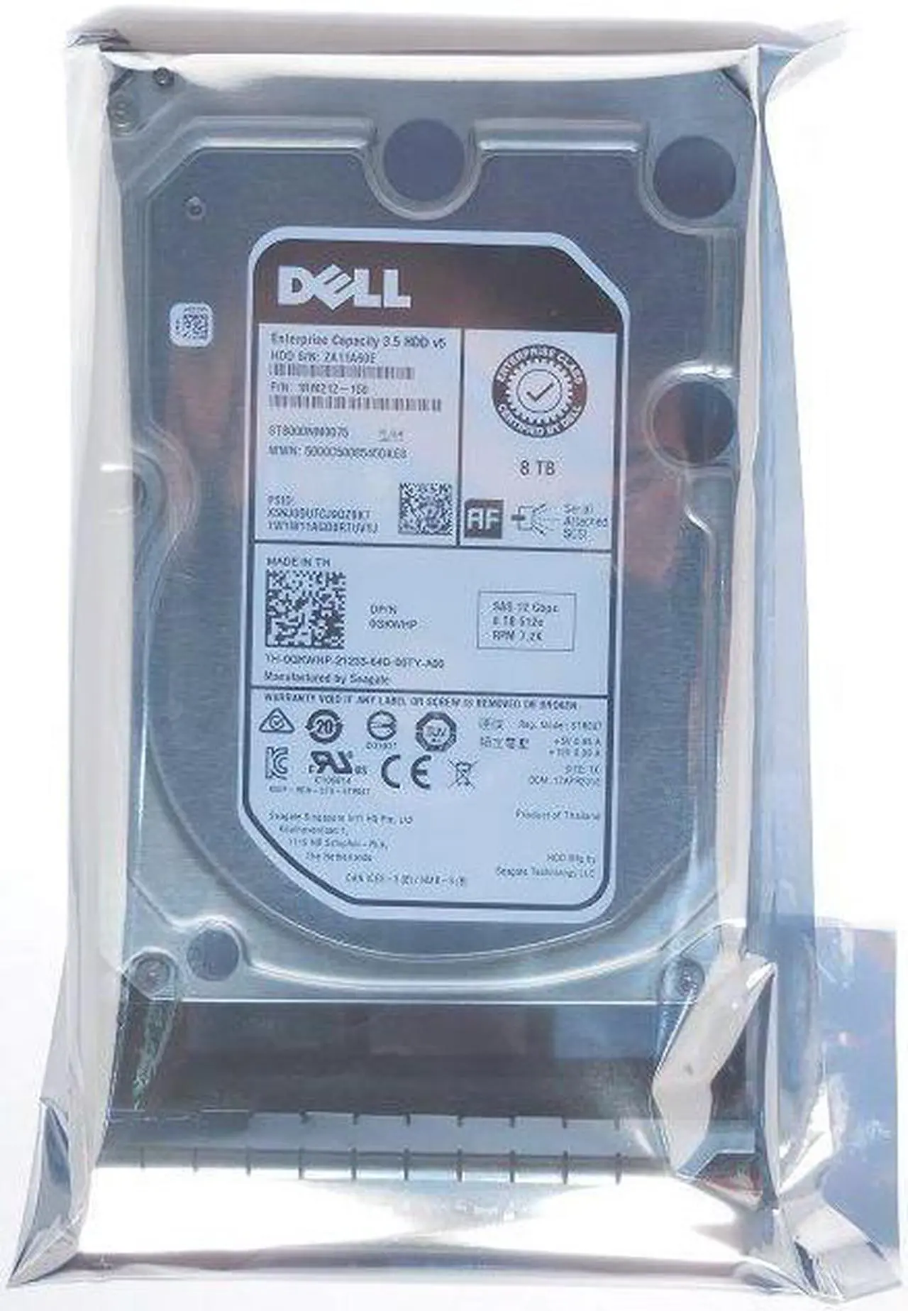 Main image of GKWHP DELL 8TB 7.2K SAS 3.5" 12Gb/s 512e HDD ADVANCED FORMAT 400-AHJD W/KG1CH FS