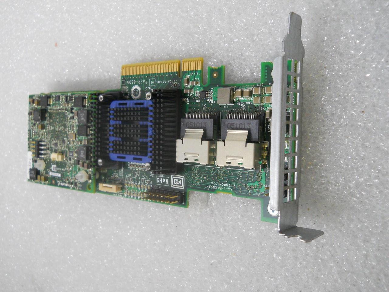 Alt view image 3 of 4 - Adaptec ASR-6805T 512MB 6 Gb/s SATA/SAS RAID CONTROLLER W/Bracket No Riser