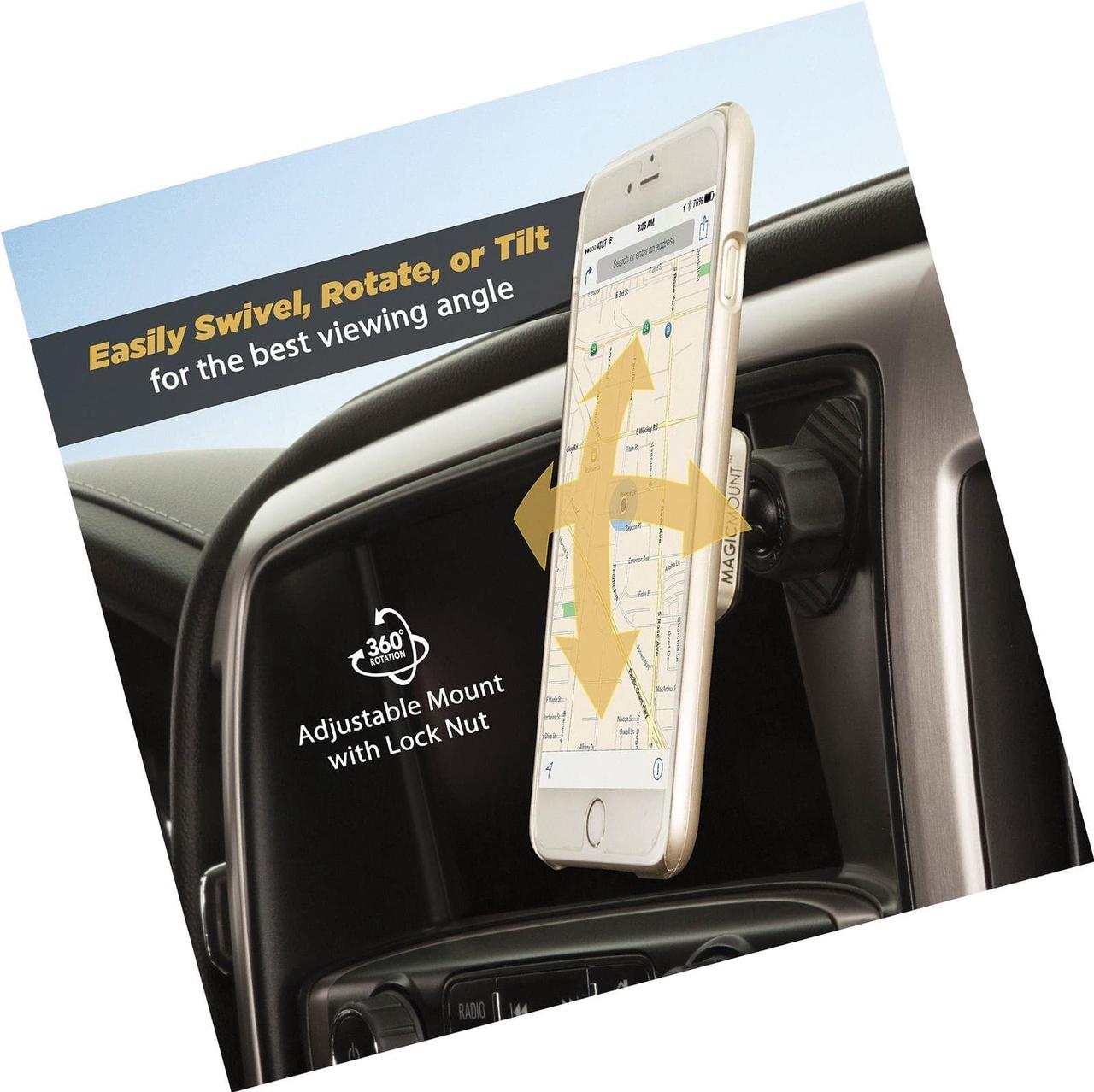 Alt view image 4 of 6 - SCOSCHE MPD-XTPP1 MagicMount Pro Universal Magnetic Smartphone/GPS Mount Comp...