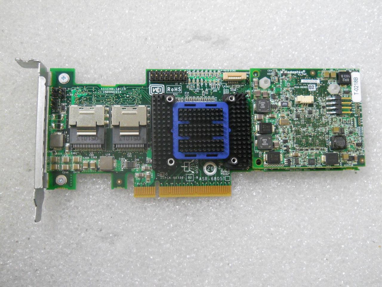 Main image of Adaptec ASR-6805T 512MB 6 Gb/s SATA/SAS RAID CONTROLLER W/Bracket No Riser