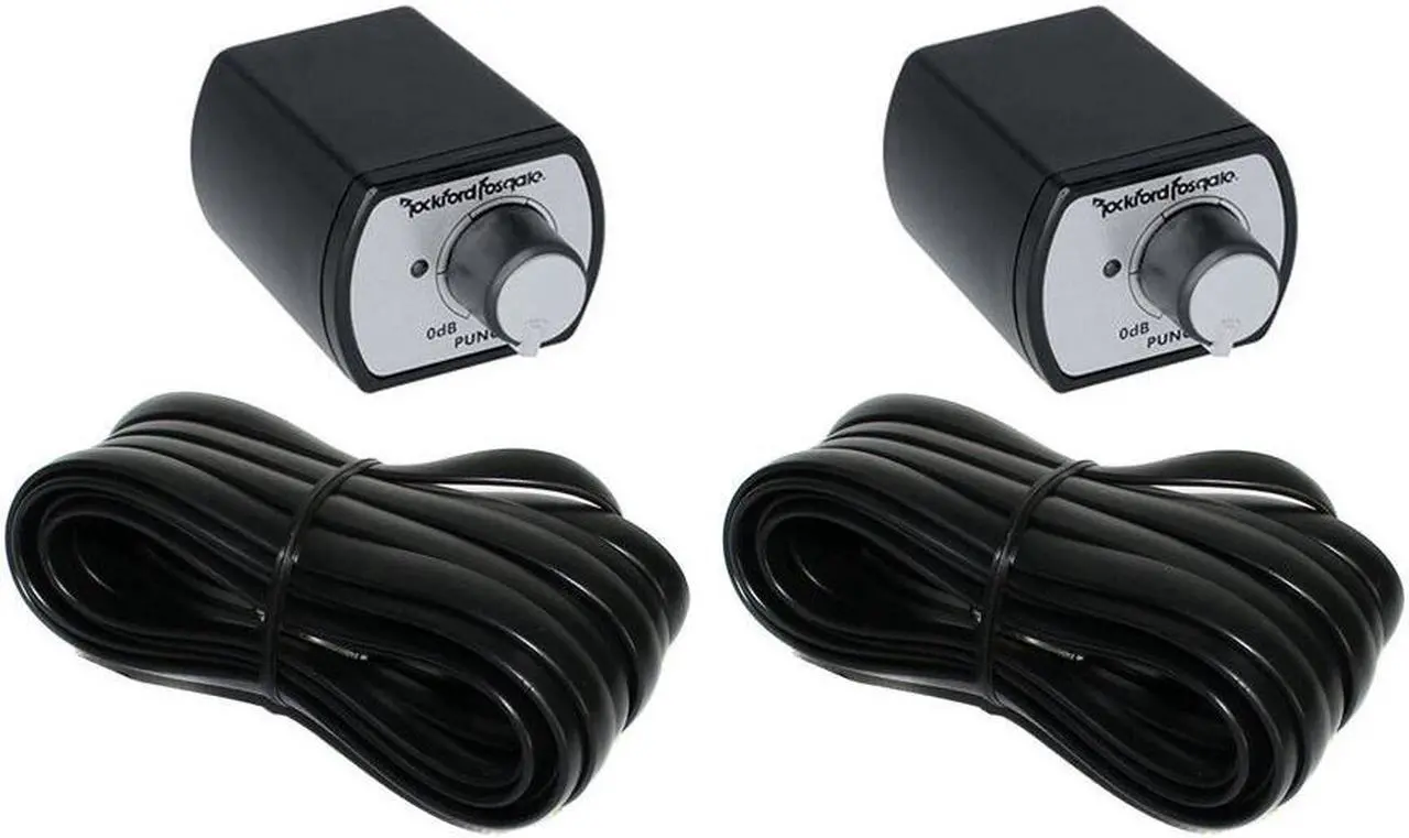 Alt view image 3 of 7 - Rockford Fosgate PEQ Remote Punch EQ Bass Treble Knob