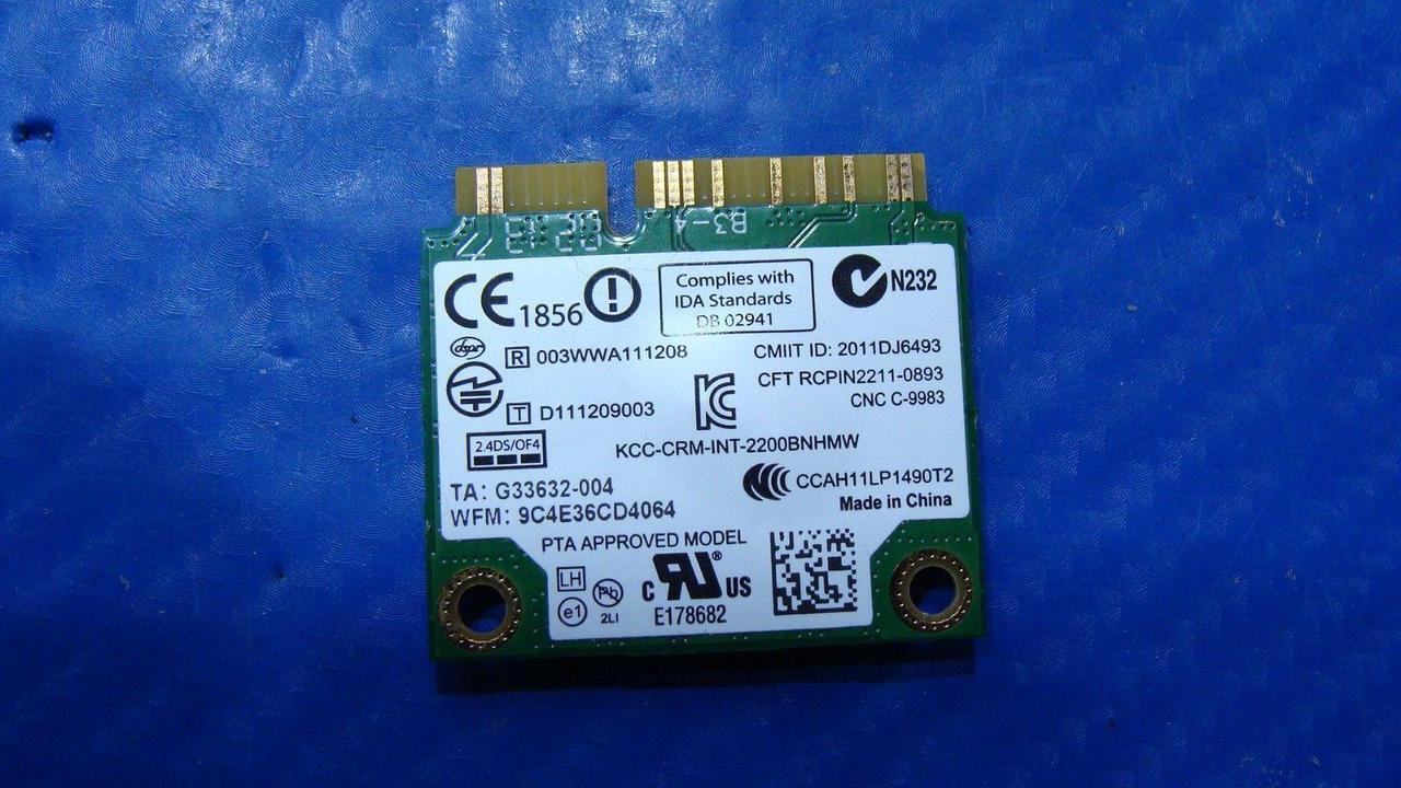 Alt view image 3 of 3 - Lenovo ThinkPad 12.5" X230 Wireless Wifi Card 60Y3295 2200BNHMW 20200048 GLP*