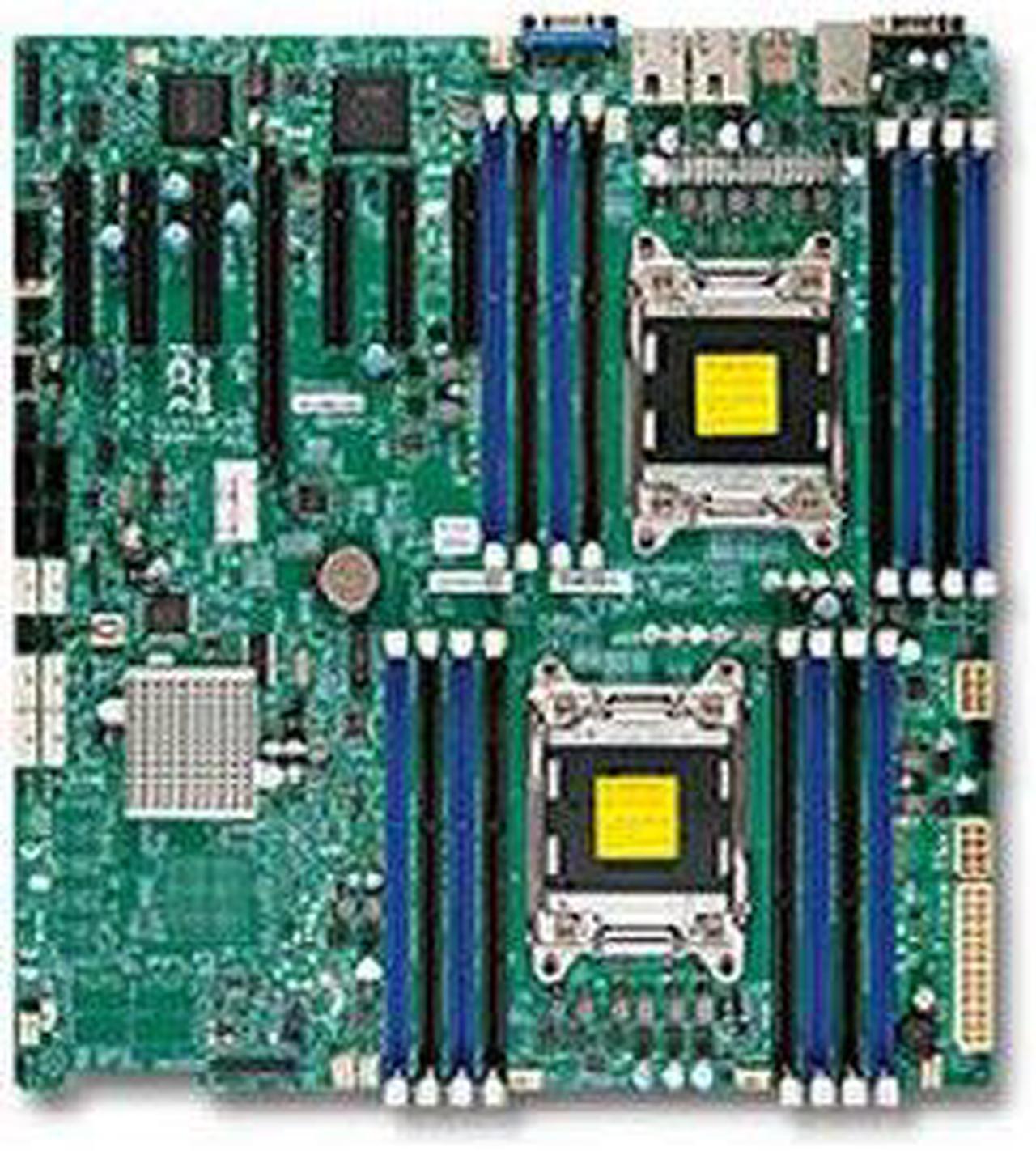 Alt view image 2 of 2 - X9Drh-Itf-O Dual Lga2011/ Intel C602/ Ddr3/ Sata3/ V&2Gbe/ Eatx Server Motherboard