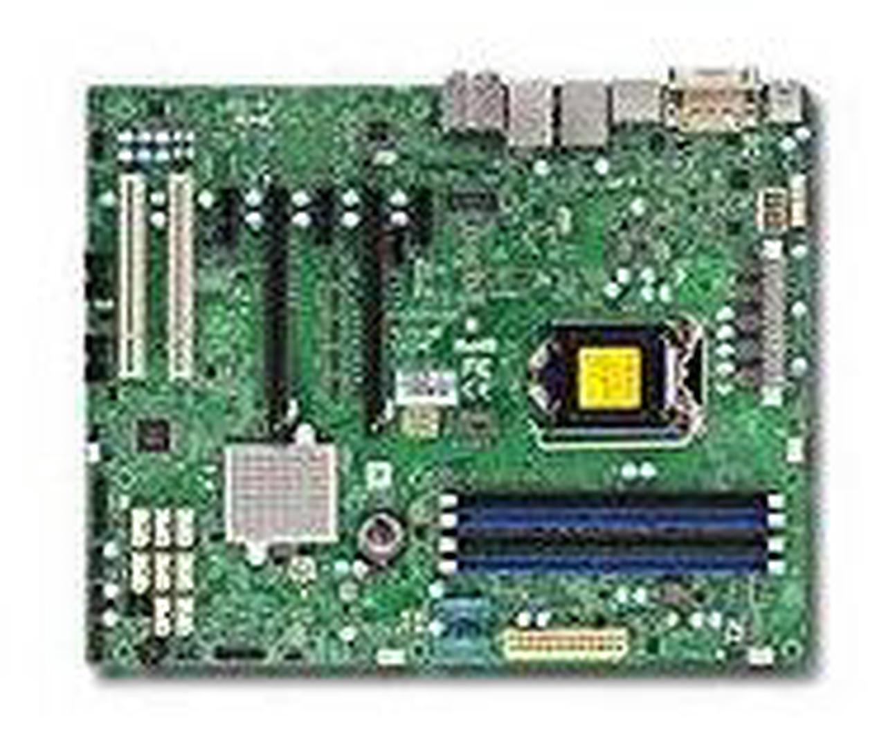 Alt view image 5 of 12 - Supermicro X11SAE Workstation Motherboard - Intel C236 Chipset - Socket H4 LGA-1151 - Bulk Pack - OEM