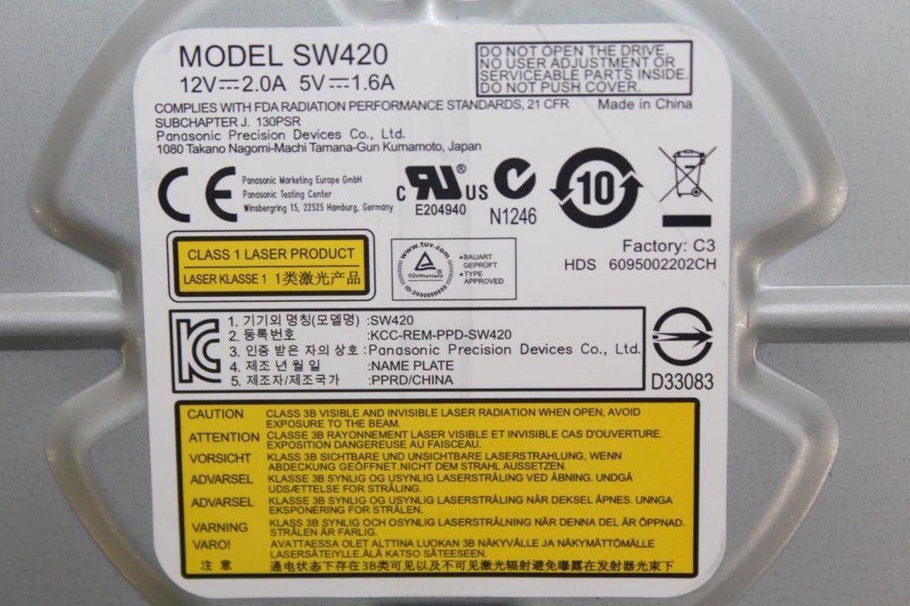 Alt view image 3 of 4 - Dell Optiplex 7010 Desktop DVD-ROM Drive SW420 P/N MXGHT 0MXGHT