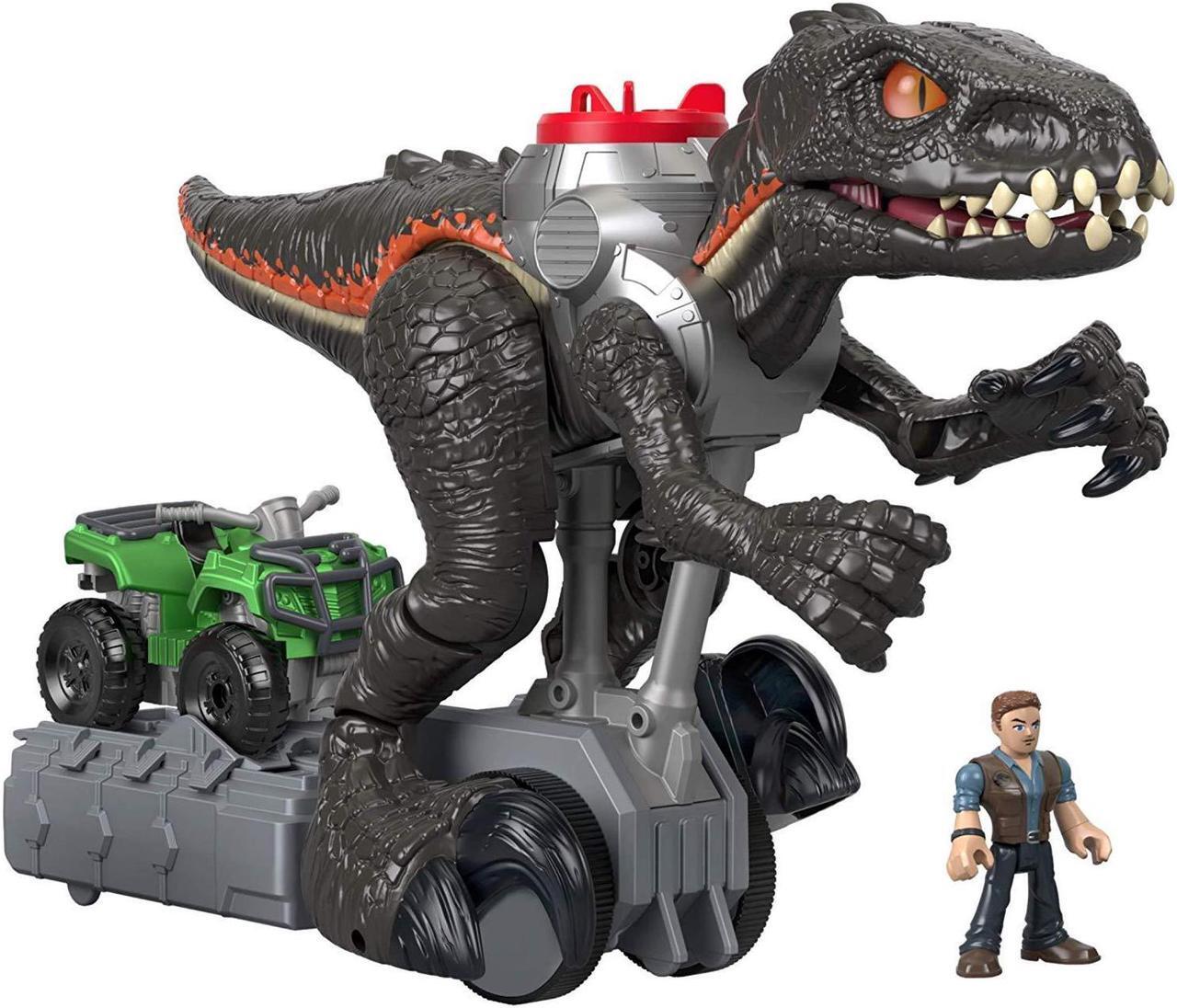 Alt view image 4 of 18 - Fisher-Price Imaginext Jurassic World, Walking Indoraptor Dinosaur