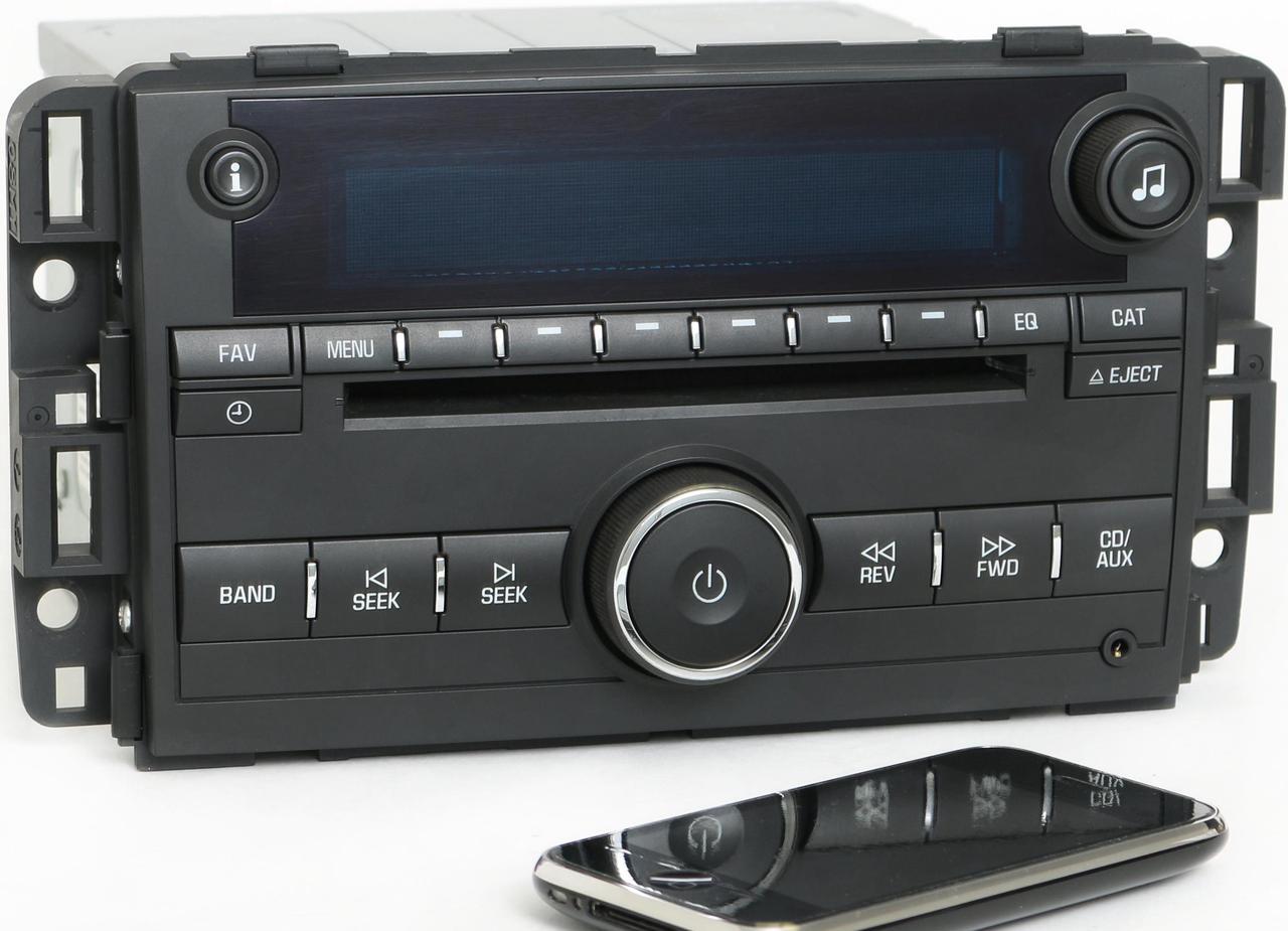 Alt view image 2 of 7 - Chevy Impala 2011-2012 Radio AM FM mp3 CD Player w Bluetooth Music 20955156