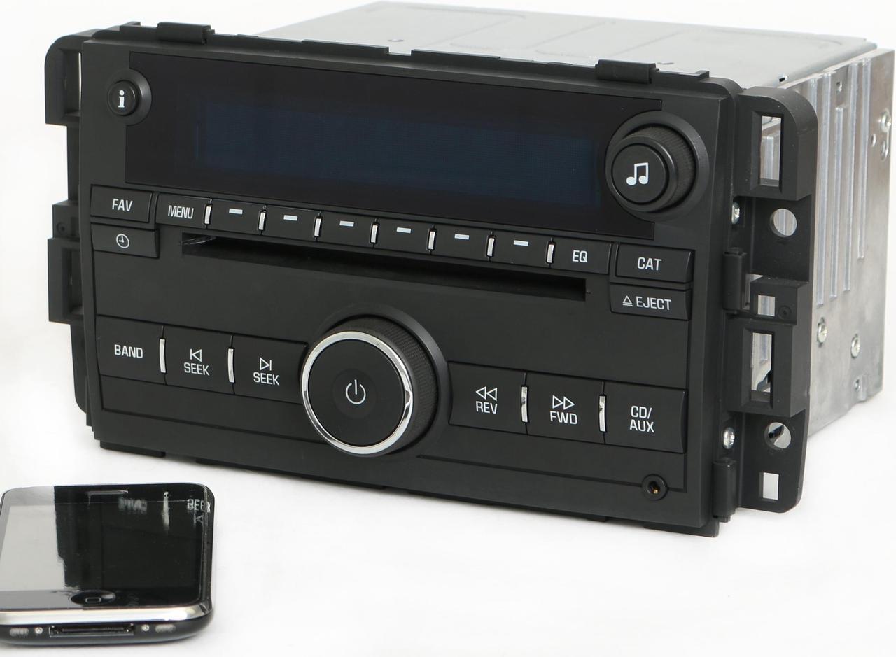 Alt view image 4 of 7 - Chevy Impala 2011-2012 Radio AM FM mp3 CD Player w Bluetooth Music 20955156