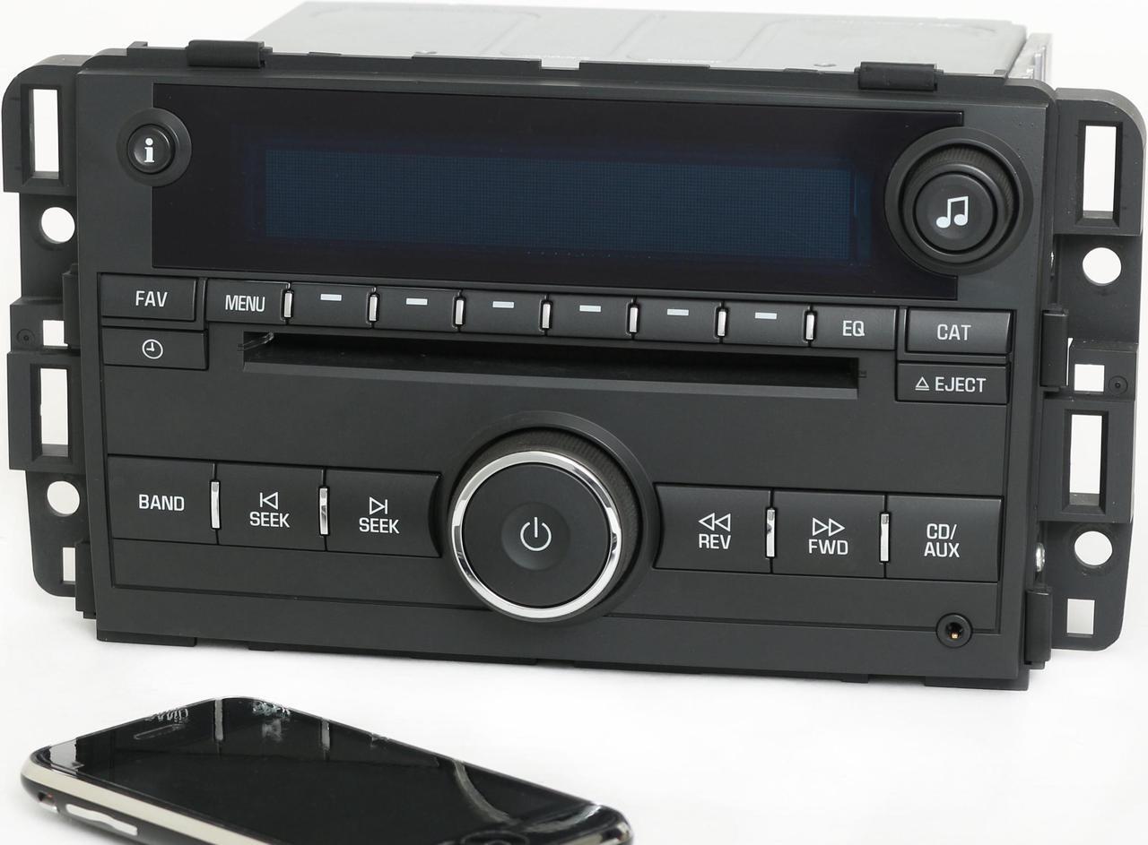 Alt view image 3 of 7 - Chevy Impala 2011-2012 Radio AM FM mp3 CD Player w Bluetooth Music 20955156