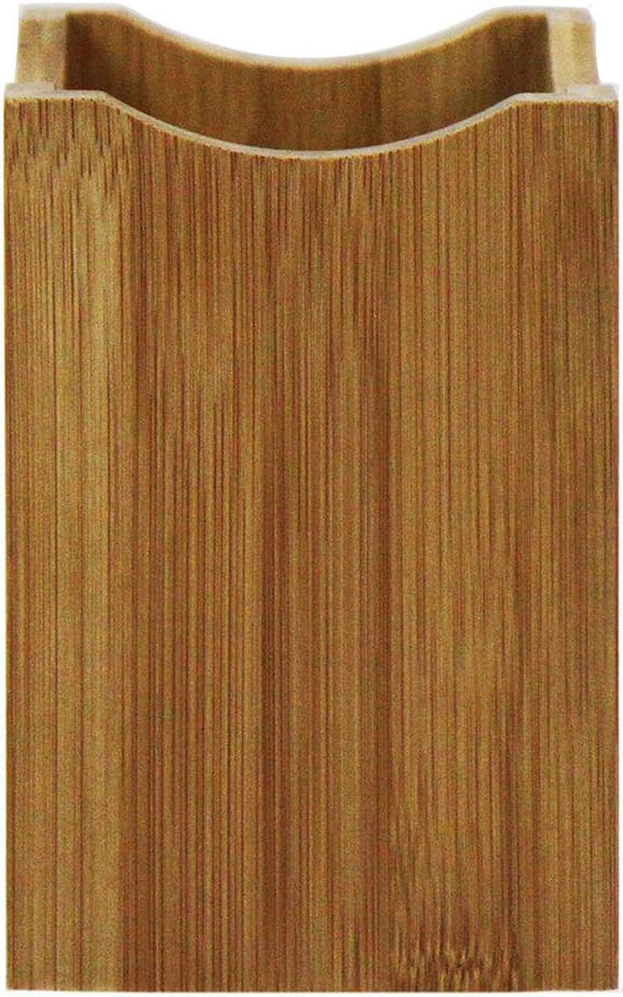 Alt view image 3 of 5 - Oceanstar H1347 Bamboo Utensil Holder