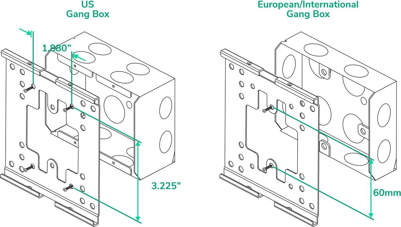 Main image of PGP-101 Gang Box Vesa Mount Adapter
