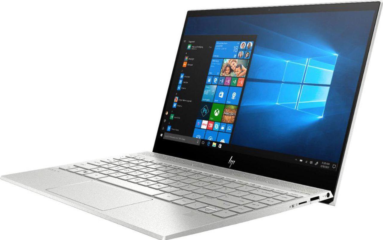 Main image of HP ENVY 13.3" 4K Ultra HD Touch-Screen Laptop Intel Core i7-1065G7, 8GB Memory,  512GB SSD, Backlit Keyboard, Bluetooth, Webcam, Windows 10 - Natural Silver - 13-aq1013dx