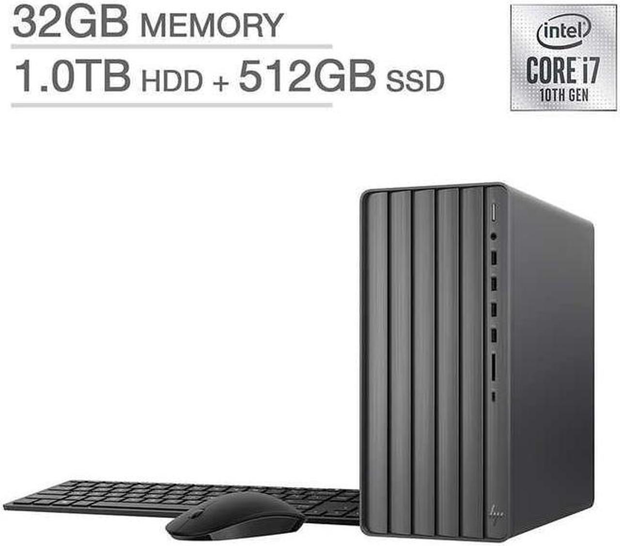 Main image of Hp Envy Desktop Computer TE01-1487c, Intel Core I7-10700, 32 Gb DDR4 Ram, 1 Tb Hard Drive & 512 Gb Ssd Storage, Intel UHD 630 Graphics, Bluetooth 5 Combo, Windows 11 Home