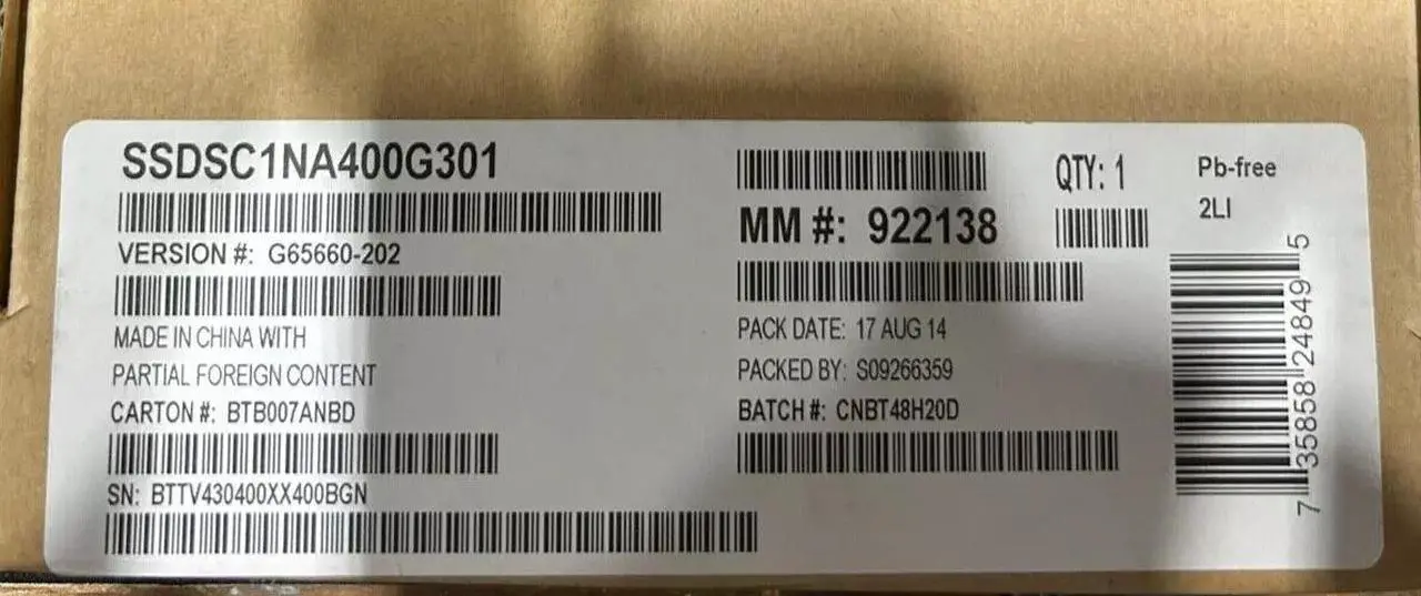 Intel DC S3700 Series SSD - Thumbnail 3