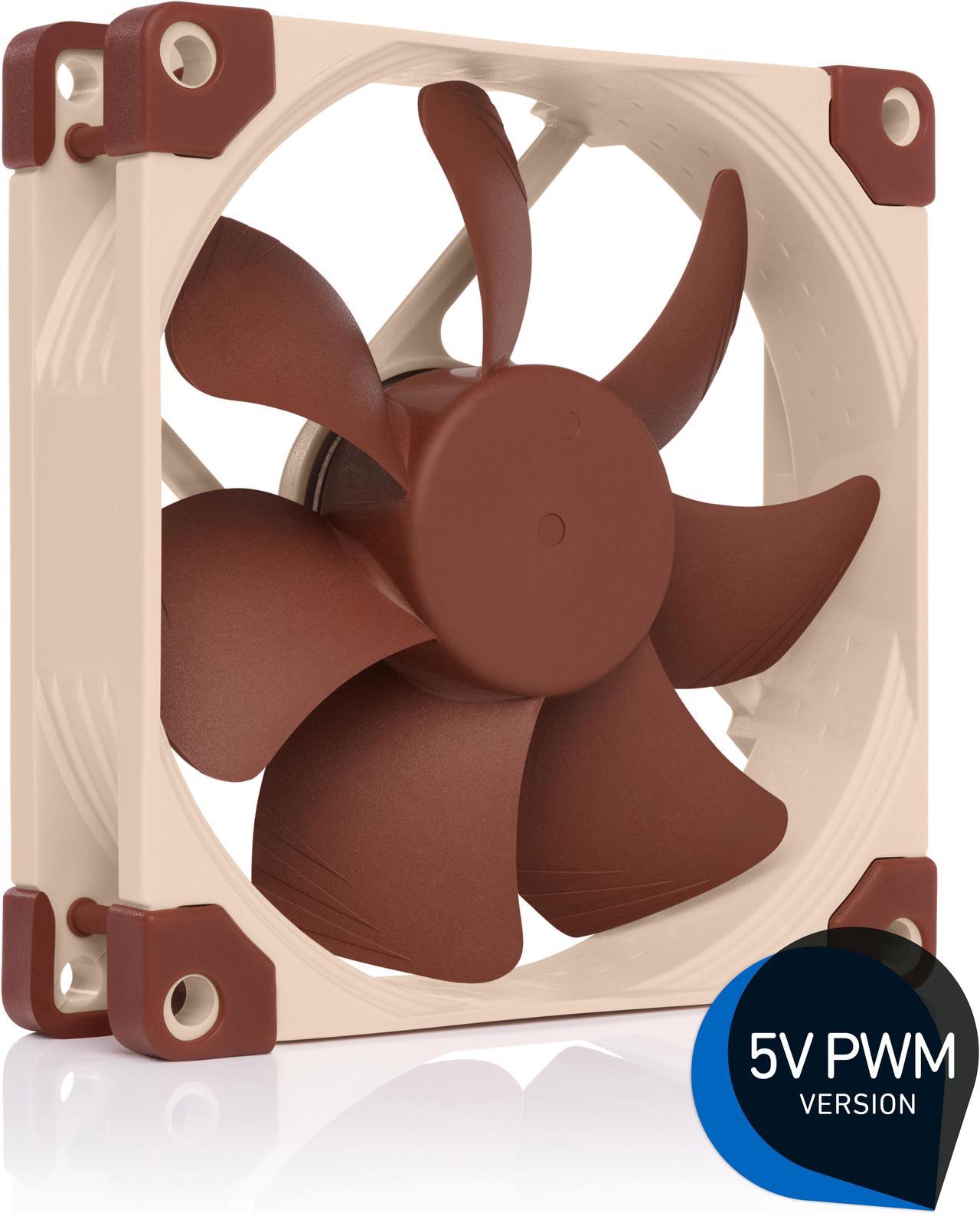 Noctua NF-A9 5V PWM, Premium Quiet Fan with USB Power Adaptor Cable, 4-Pin, 5V Version (92mm, Brown)