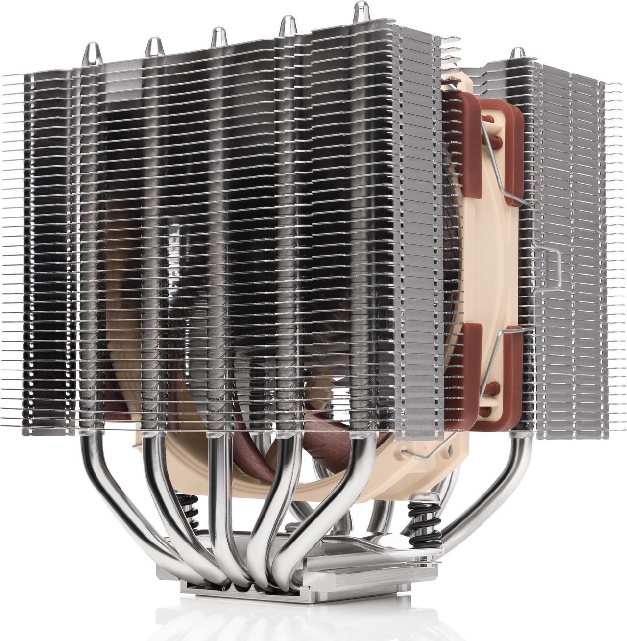 Noctua NH-D12L, Low-Height Dual-Tower CPU Cooler (120mm, Brown)