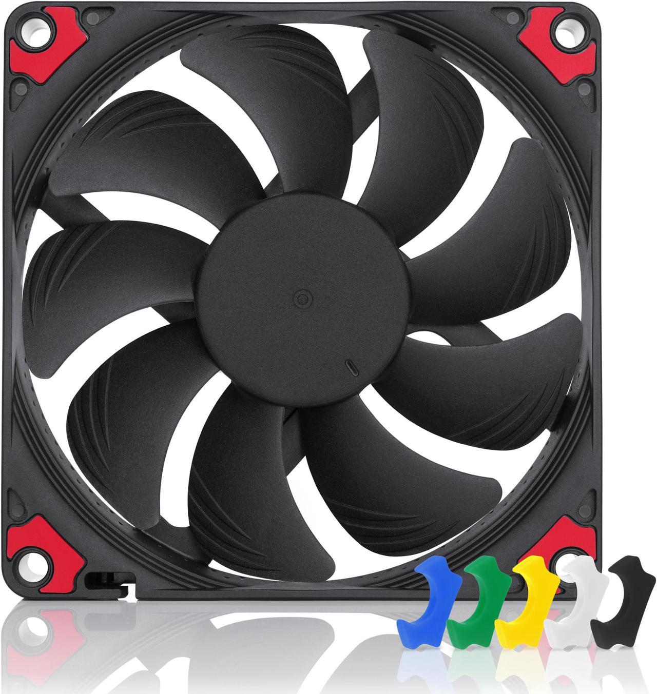 Noctua NF-A9x14 HS-PWM chromax.black.swap, Premium Quiet Slim Fan, 4-Pin (92x14mm, Black)