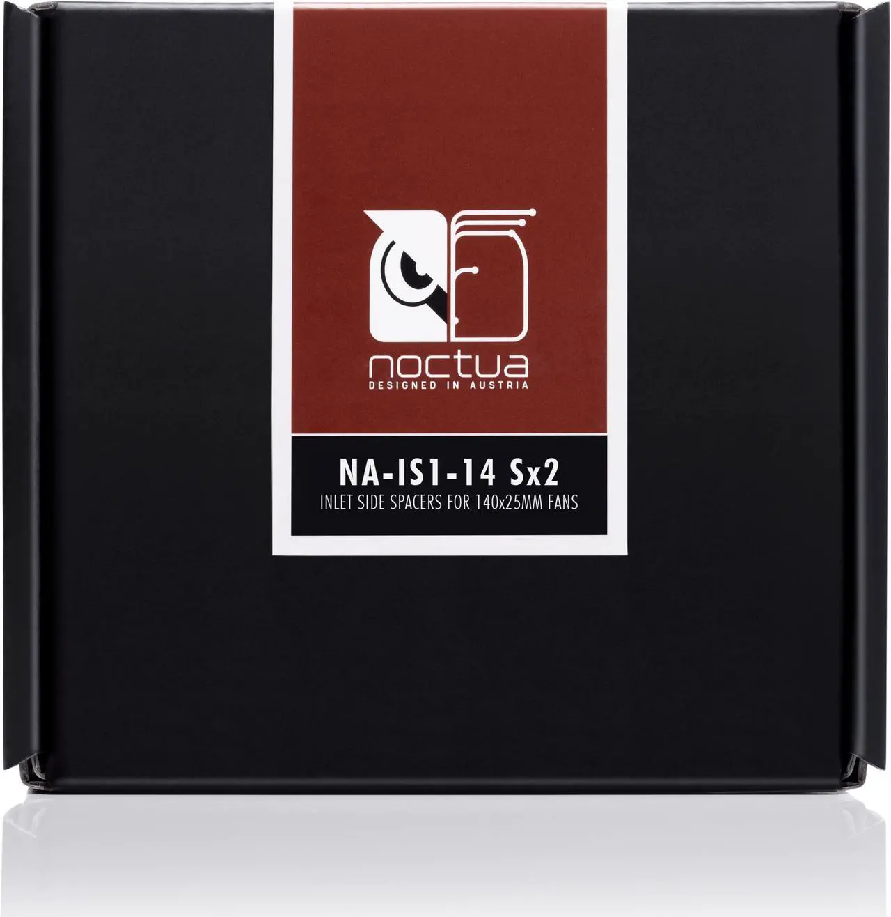 Alt view image 6 of 7 - Noctua NA-IS1-14 Sx2, Inlet Side Spacers for 140mm Fans