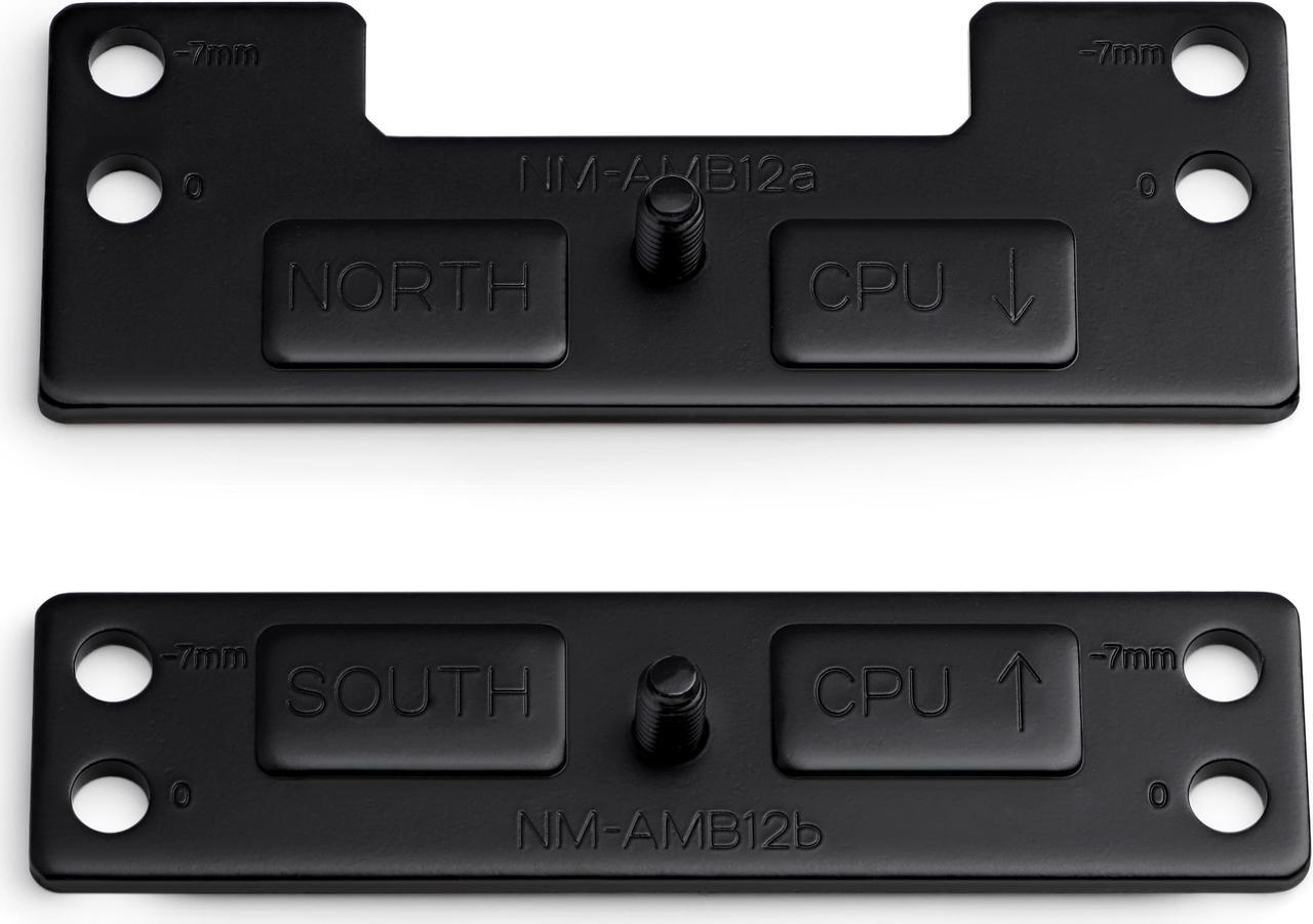 Main image of Noctua NM-AMB12 chromax.black, Offset AMD AM5 Mounting Bars for Improved Cooling Performance (Black)