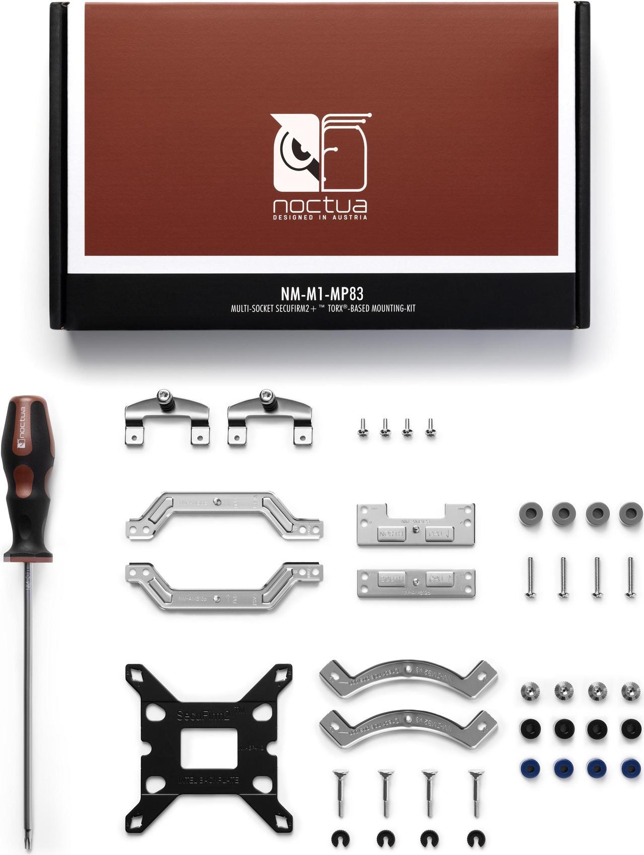 Noctua NM-M1-MP83, CPU Cooler Mounting-Kit for AMD AM5/AM4 and Intel LGA1851/LGA1700/LGA1200