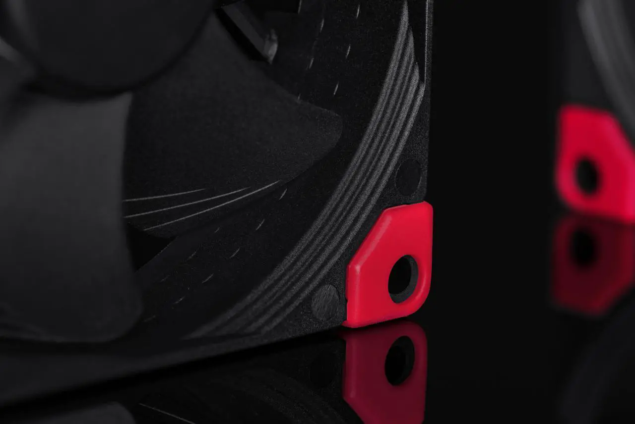 Alt view image 3 of 4 - Noctua NA-SAVP5 chromax.red, Anti-Vibration Pads for 92mm & 80mm Noctua Fans (16-pack, Red)