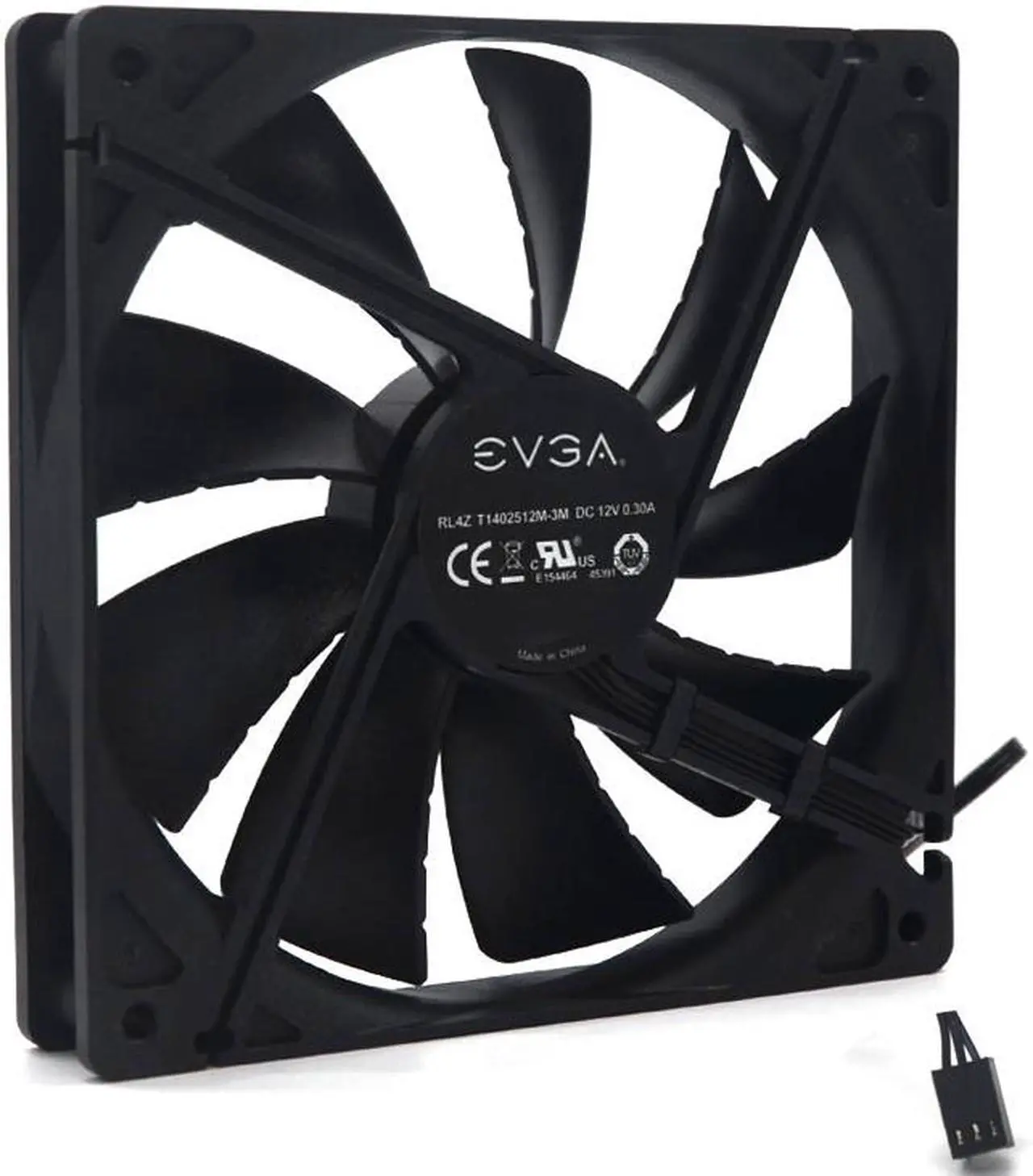 EVGA PSU cooling fan 140mm RL4Z T1402512M-3M 140X25mm DC 12V 0.30A (0 ...