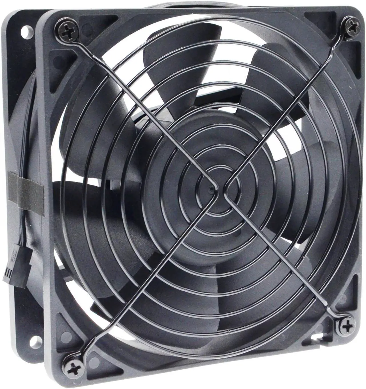 Alt view image 6 of 5 - SXDOOL SXD12038M1B Waterproof 120mm 12cm(120X120X38mm) Cooling Fan DC12V 3600RPM High Airflow ,for Home Bathroom Grow Room Ventilation Vent