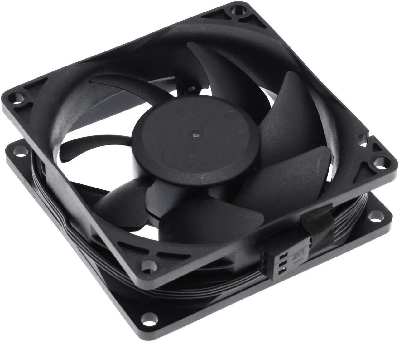 Alt view image 4 of 7 - SXDOOL SXD8025M12B IP68 80mm 8cm Waterproof Dustproof DC 12V Cooling Fan 80X80X25mm Dual Ball Bearing 3-Pin PC Computer Chassis PSU