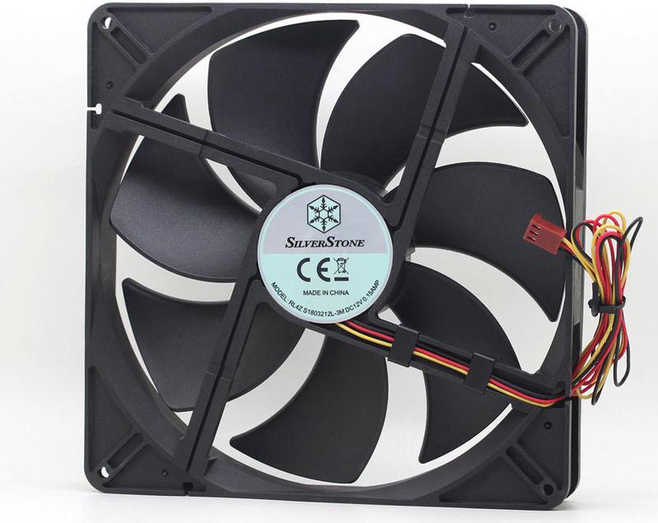 Main image of SILVERSRONE RL4Z S1803212L-3M 12V 0.15A 18CM 180mm x 32mm three-wire cooling fan