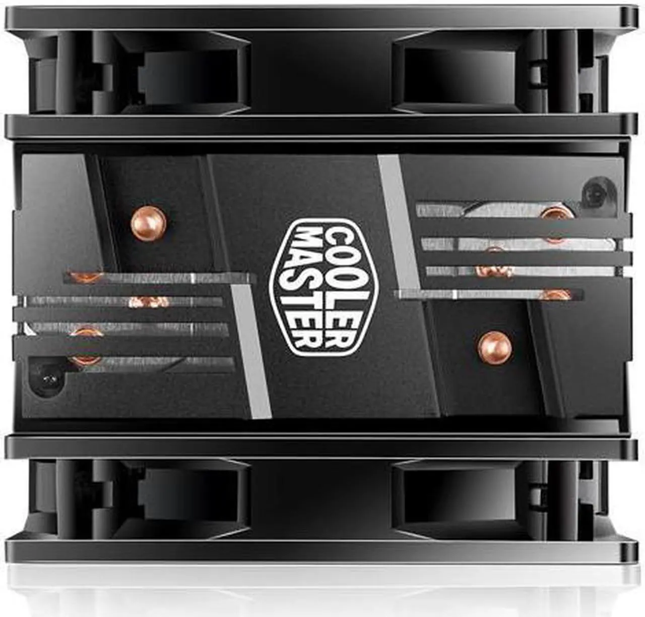 Alt view image 4 of 7 - RR-T4PR-16PR-C1 cooler master Blizzard T400 PRO (Red) - CPU Cooler with Dual (2x) XtraFlo 120mm LED PWM Fan, 4 Direct Contact Heatpipes, "Black Top Cover", Intel/AMD Universal Mounting
