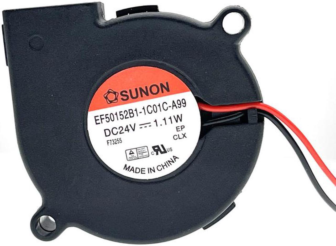 Alt view image 4 of 4 - 3D Printer Blower Fan 5015 DC 24V 1.11W Double Ball Bearing Fan Centrifugal DC Cooling Turbo Fan Replace EF50152B1-1C01C-A99