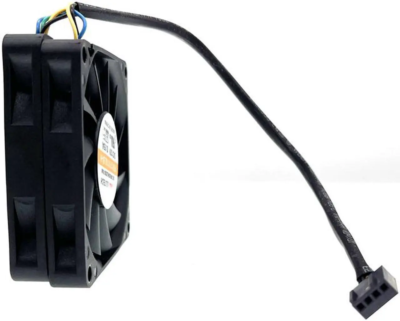 Alt view image 2 of 4 - set of 2 fans For Slim PC Computer Y.S.Tech FD127010LB-H FD127010LB 7010 Slim 70x70x10mm 70mm 7CM 4Pin Ball Bearing Cooling Fan