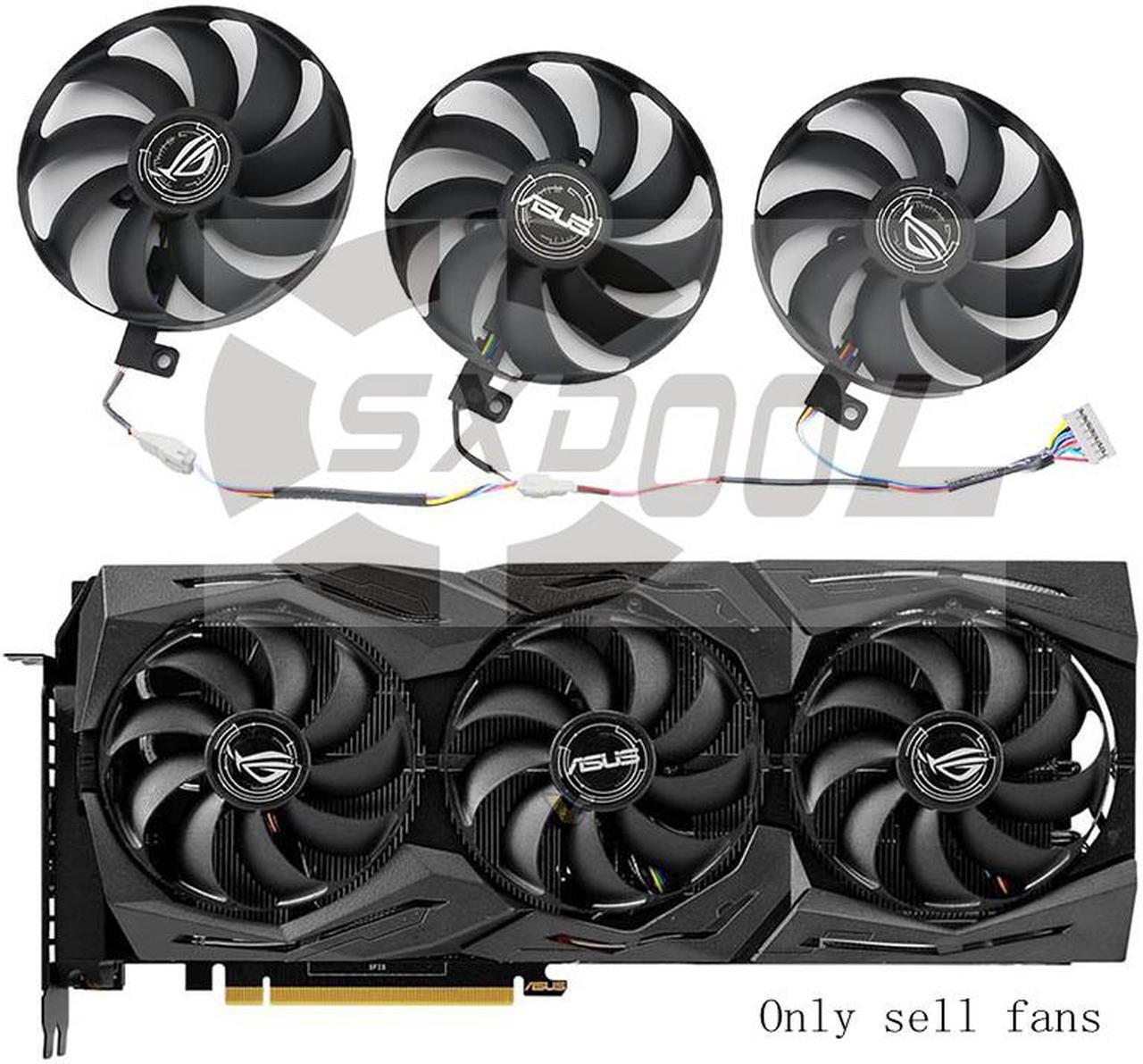 Main image of New For ASUS ROG STRIX RTX2060 2070S/2080Ti RX5700XT graphics fan 85mm T129215SU 12V