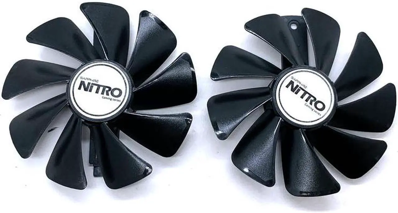 Alt view image 4 of 6 - For Sapphire RX580 RX588 570 480 470 Graphics cooler 95mm CF1015H12D DC12V Platinum/Super Platinum/Overseas Version cooling fan (1 Pair)
