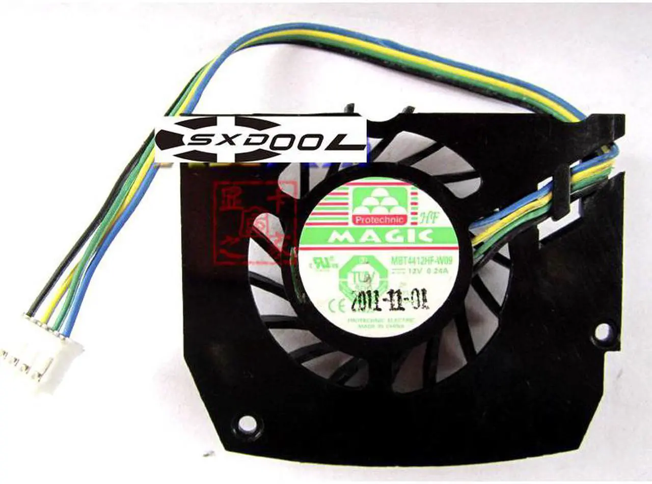 Main image of For Leadtek Quadro K600 Q600 Graphics Card Cooling Fan MBT4412HF-W09 12V 0.24A 4-wire 4-pin