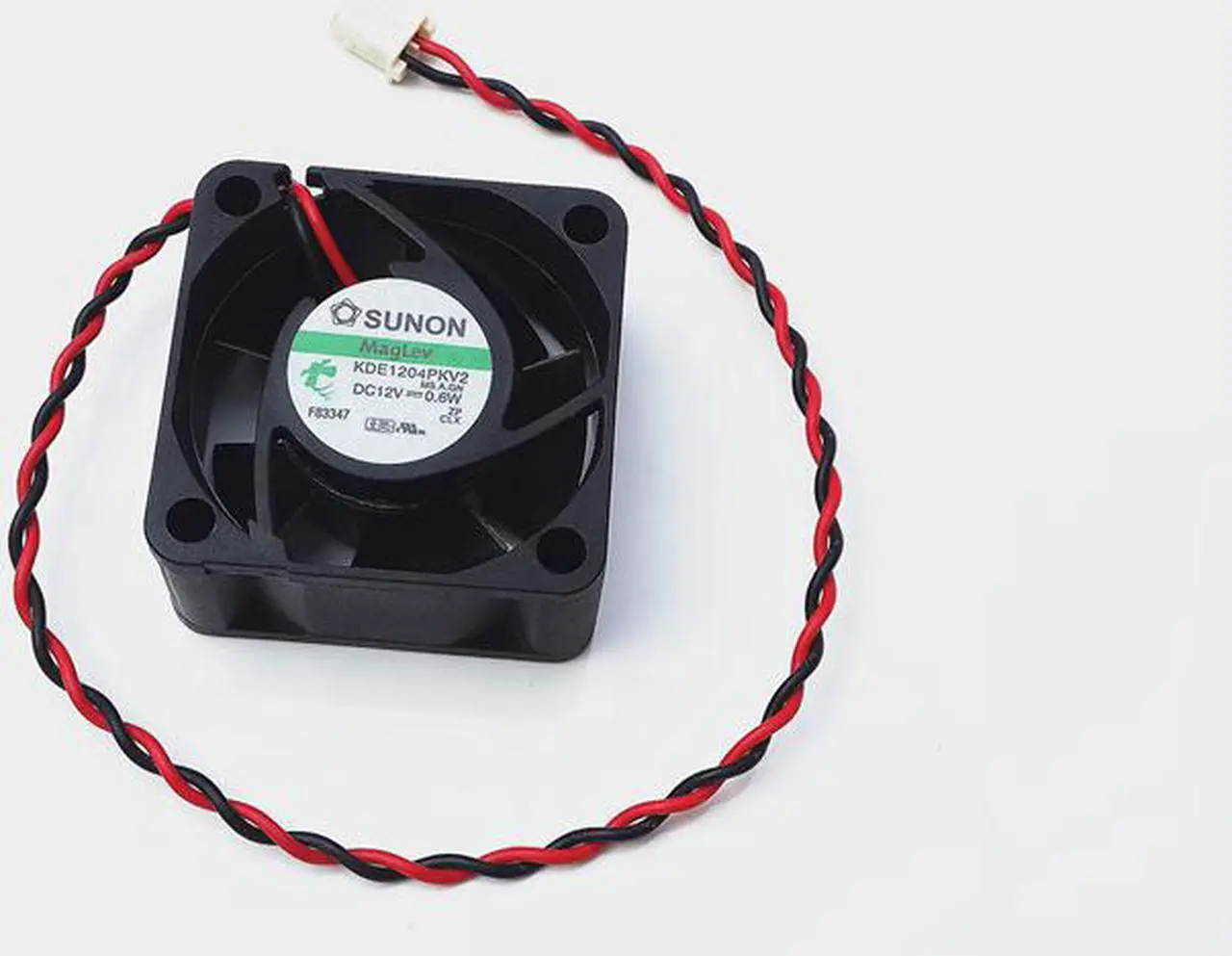 Main image of NEW original SUNON KDE1204PKV2 4020 40mm x 20mm  DC12V 0.6W 2Pin Magnetic suspension bearing fan silent cooler