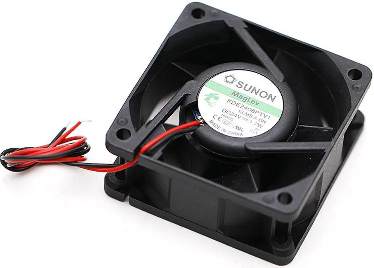 Alt view image 5 of 6 - Sunon KDE2406PTV1.MS.A.GN 60*60*25 mm DC 24V 0.079A 1.9W server inverter cooling fan