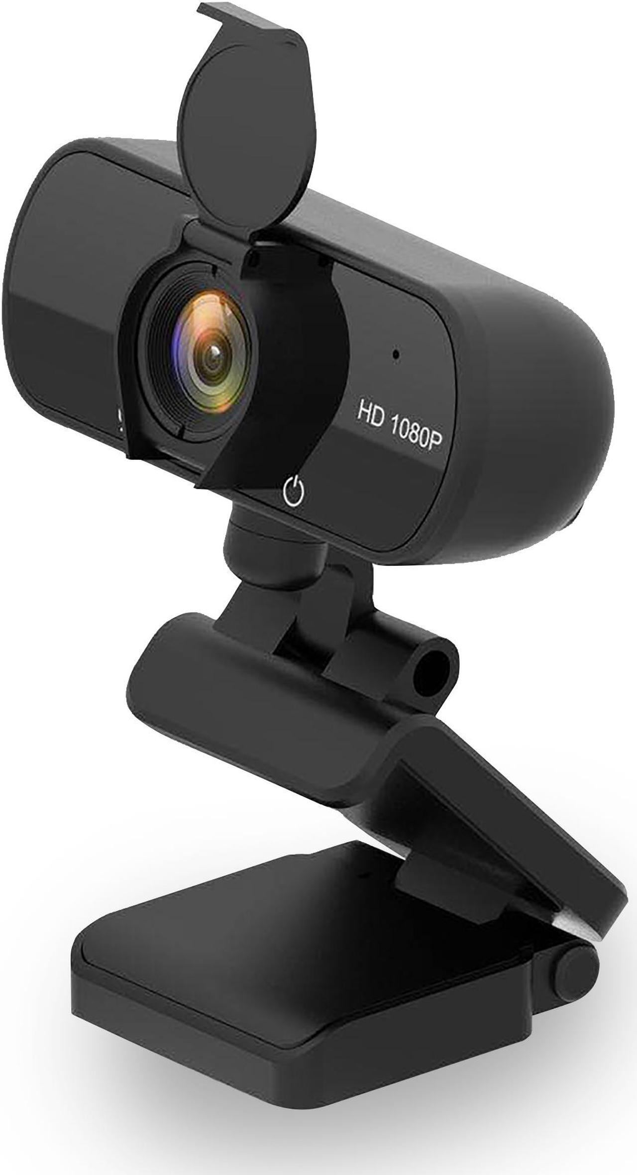 Main image of Webcam with Microphone and Cover 1080p HD USB 2.0/3.0 Wide Angle lens Mounting Clip for Video Calls, zoom, Live Streaming, Recording, Conferencing, Skype, YouTube