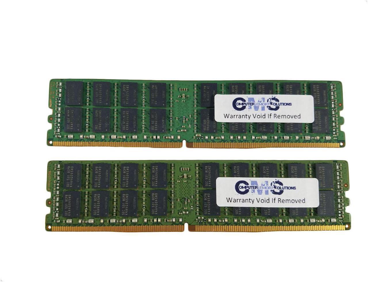 Main image of CMS 32GB (2X16GB) DDR4 21300 2666MHZ ECC REGISTERED DIMM Memory Ram Upgrade Compatible with Dell® PowerEdge R6415, PowerEdge R730, PowerEdge R730xd ECC Register - D60