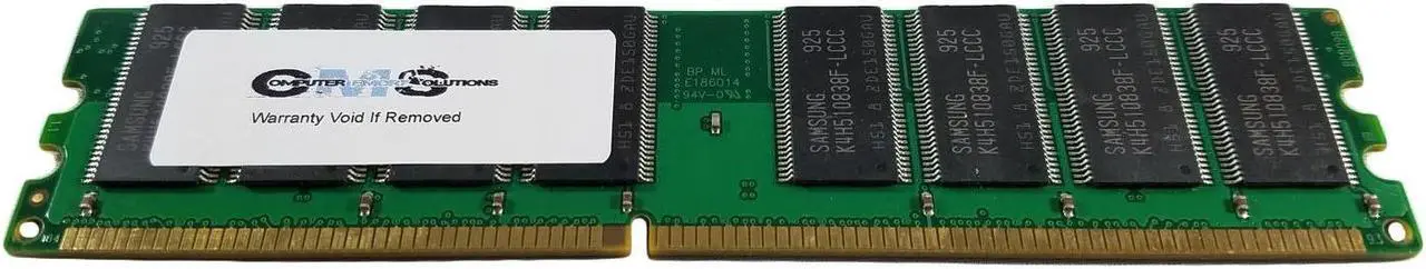 Alt view image 5 of 6 - CMS 1GB (1X1GB) DDR1 3200 400MHZ NON ECC DIMM Memory Ram Upgrade Compatible with Dell® Dimension 2400, 2400C, 2400N - A114